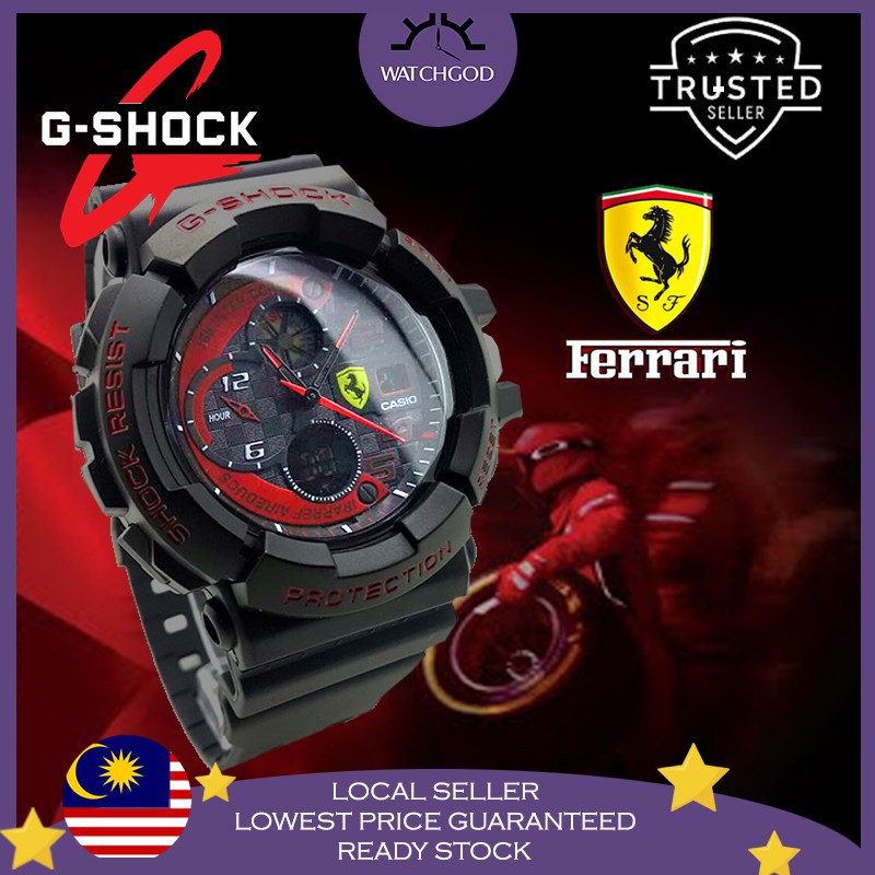 G shock ferrari edition sale