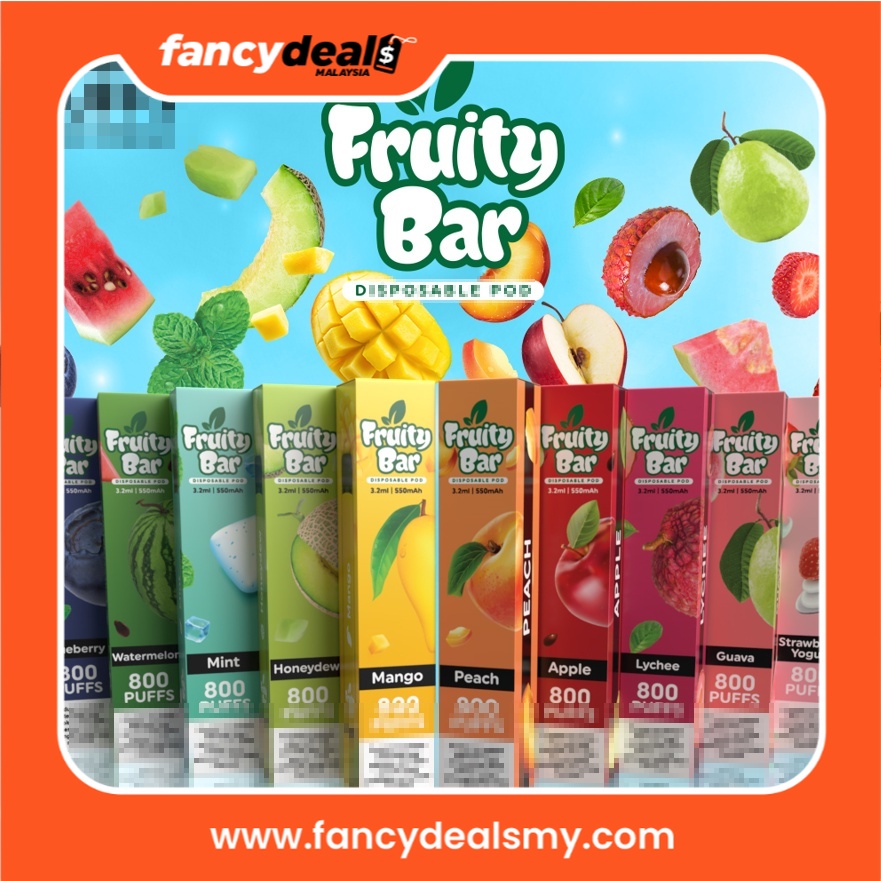 100% Original Fruity Bar Disposable kit | Shopee Malaysia