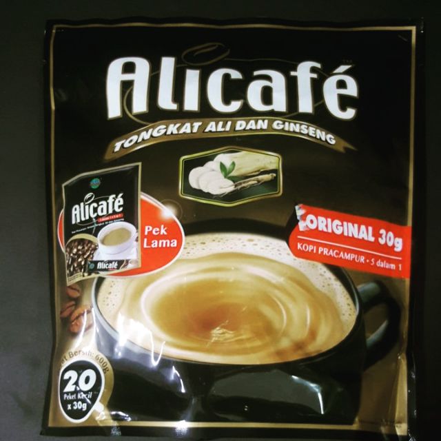 Alicafe Tongkat Ali Ginseng 5in1 20s 30g Shopee Malaysia