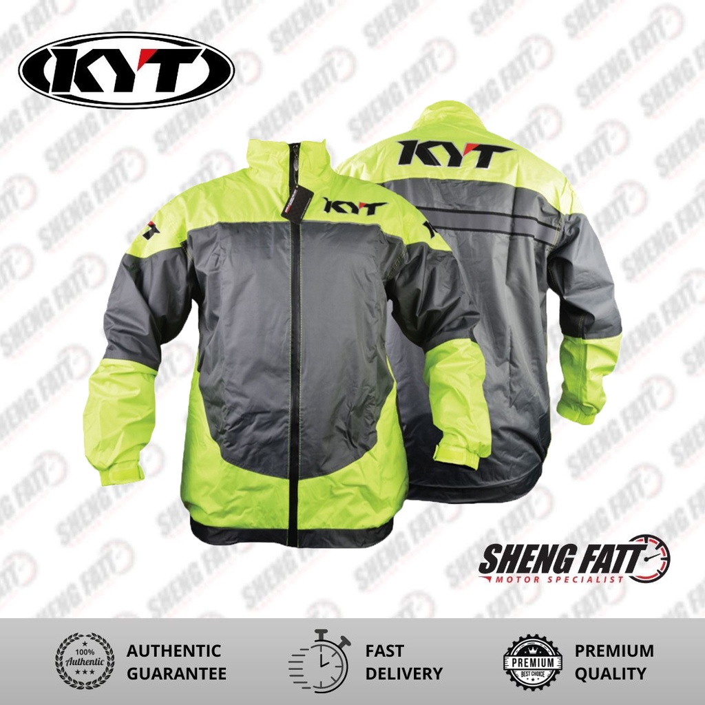 KYT Raincoat Yellow for Bikers
