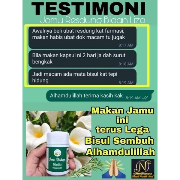 Ubat Resdung Alternatif Tradisional Resdung Migrain Bersin Shopee Malaysia