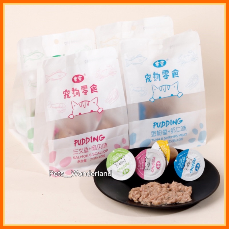 Cat Pudding Treat Goat Milk Pudding Cat Meat Pudding Cat Snack Creamy