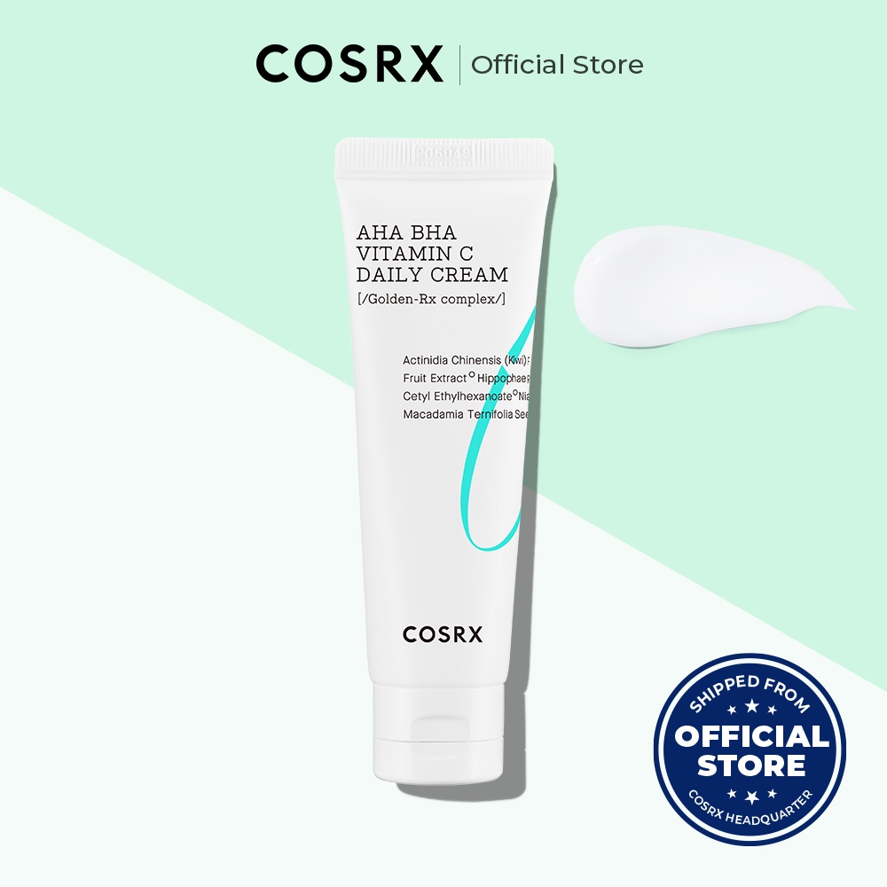 [COSRX OFFICIAL] AHA BHA VITAMIN C Daily Cream 50ml, AHA BHA PHA 0.03% ...