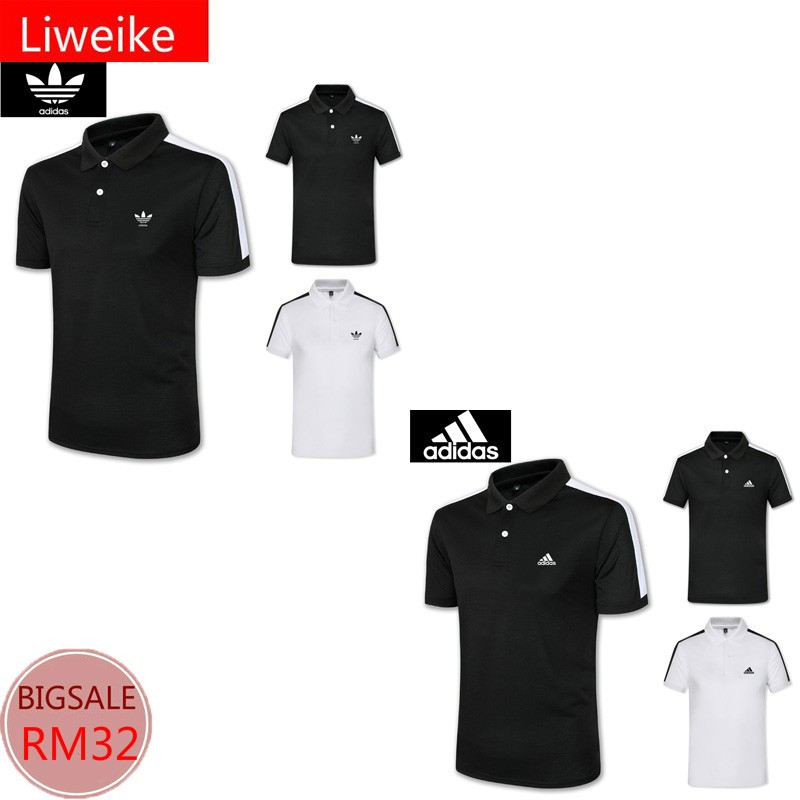 white adidas polo shirt