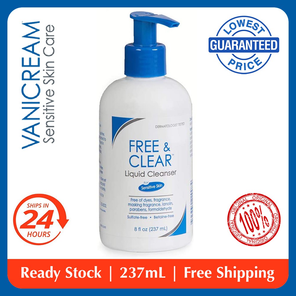 vanicream free and clear liquid cleanser