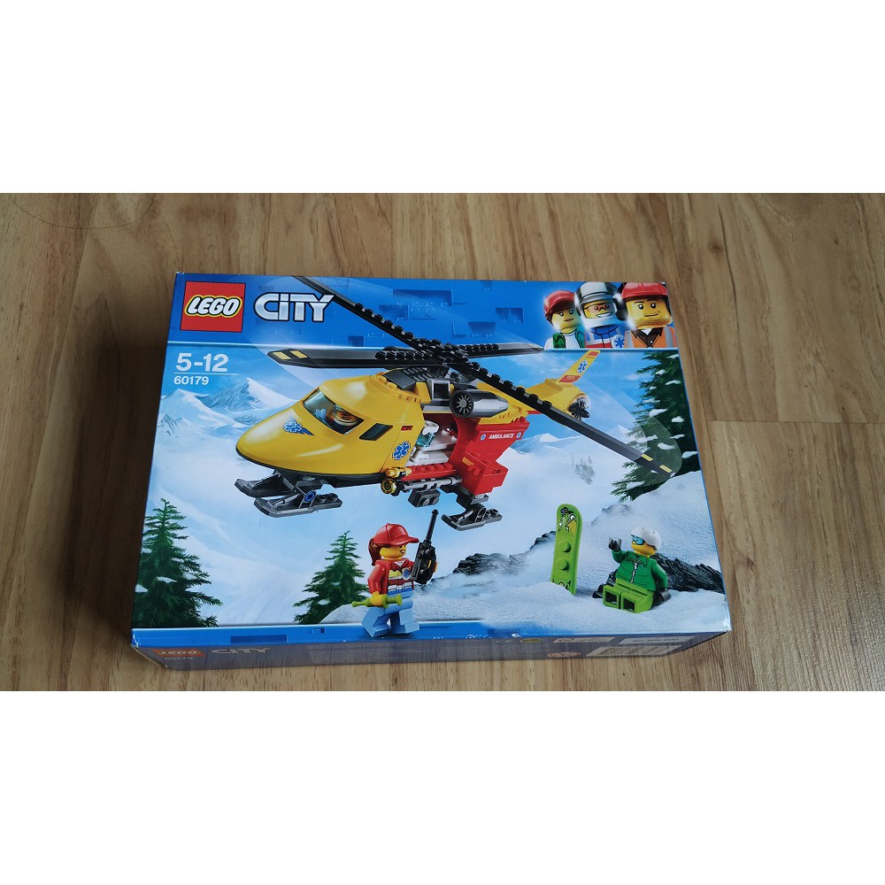 lego ambulance helicopter 60179