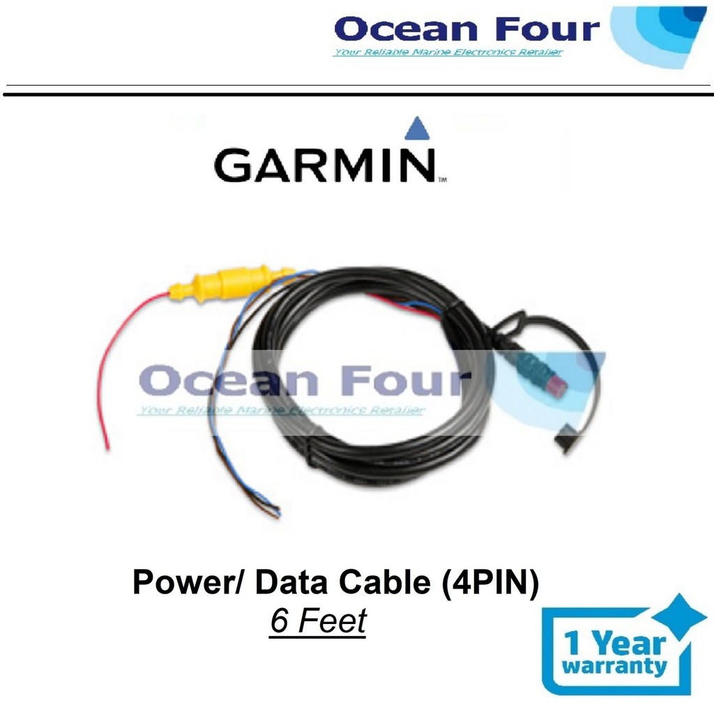 Garmin Power cable striker plus vivid / Data Cable 4 PIN, 6 Feet