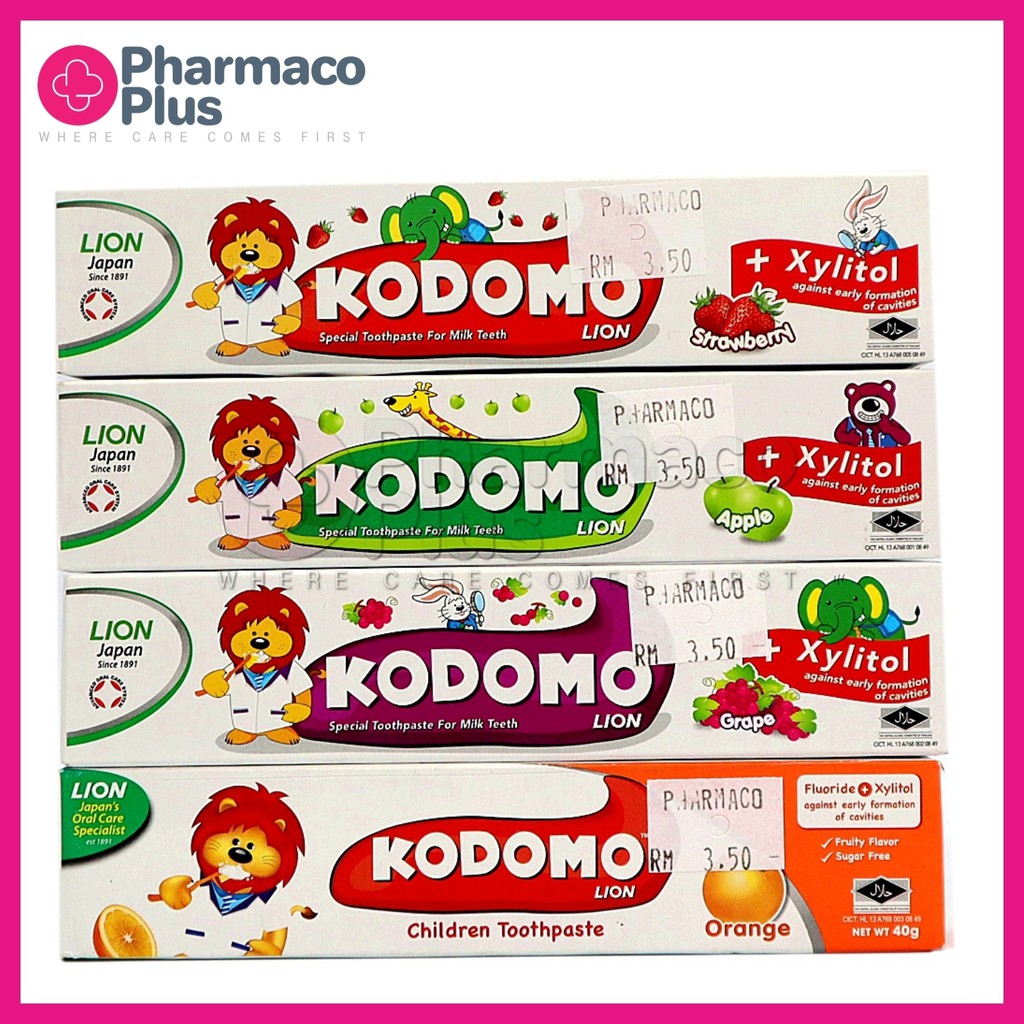 kodomo lion toothpaste