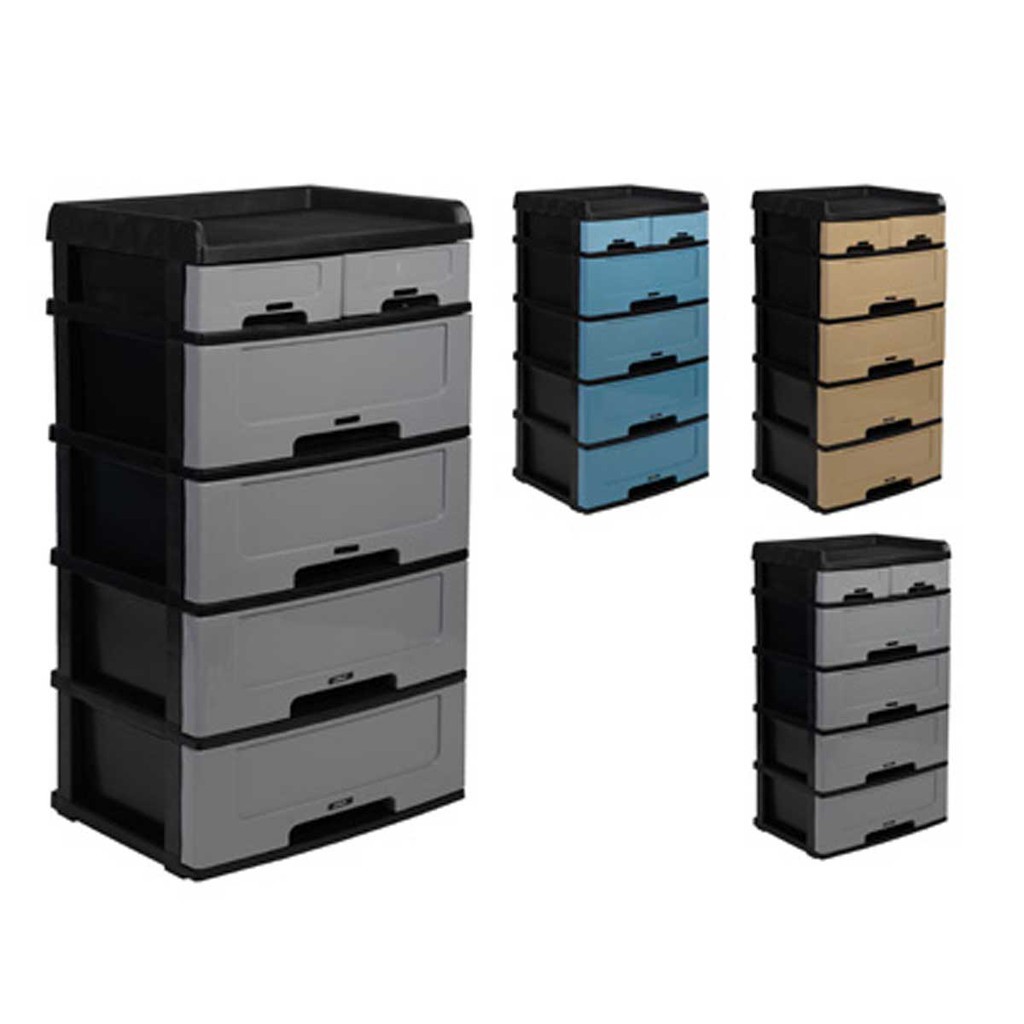 Promo 6 Drawers Plastic Cabinet 2s4b Clothes Organization