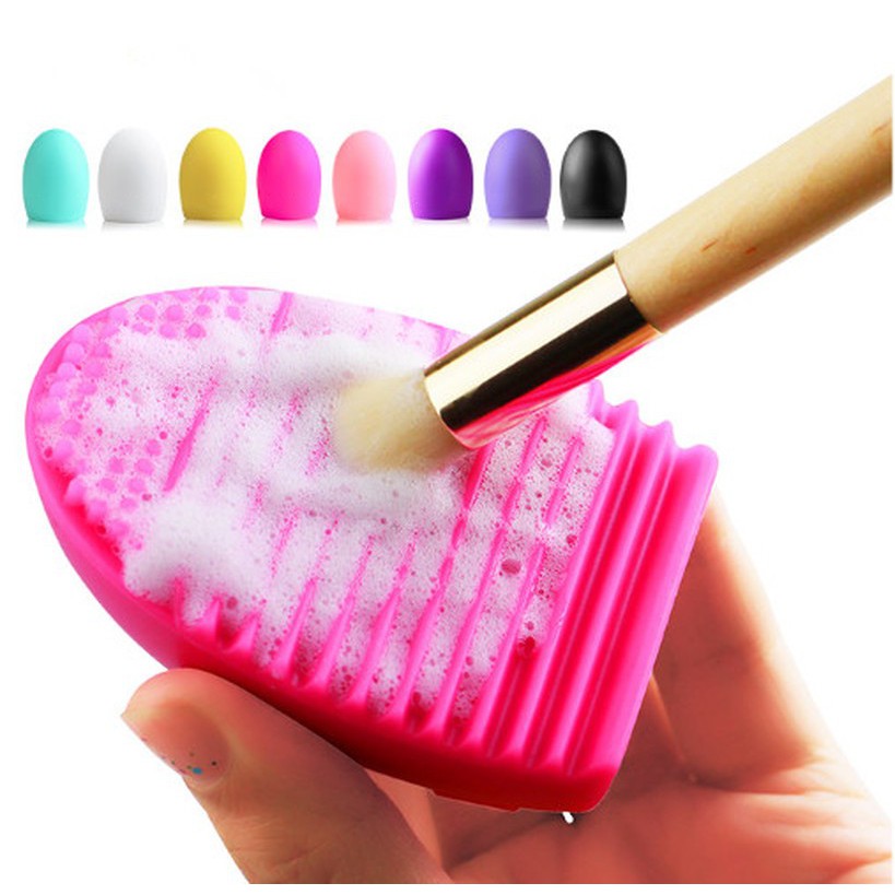 what do you clean makeup brushes with