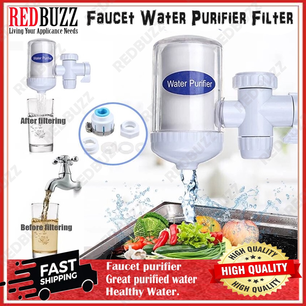 REDBUZZ Kitchen Water Purifier Tap Filter Purifier Penapis Air Replacement Element Water filters 水龙头滤水器净水器