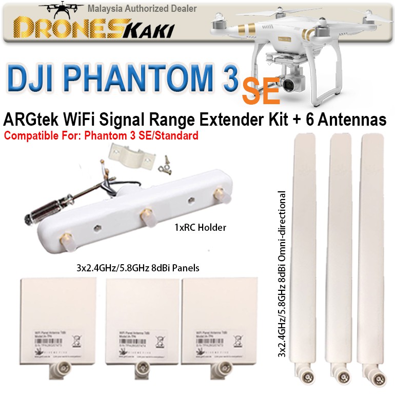 dji phantom 3 se range extender