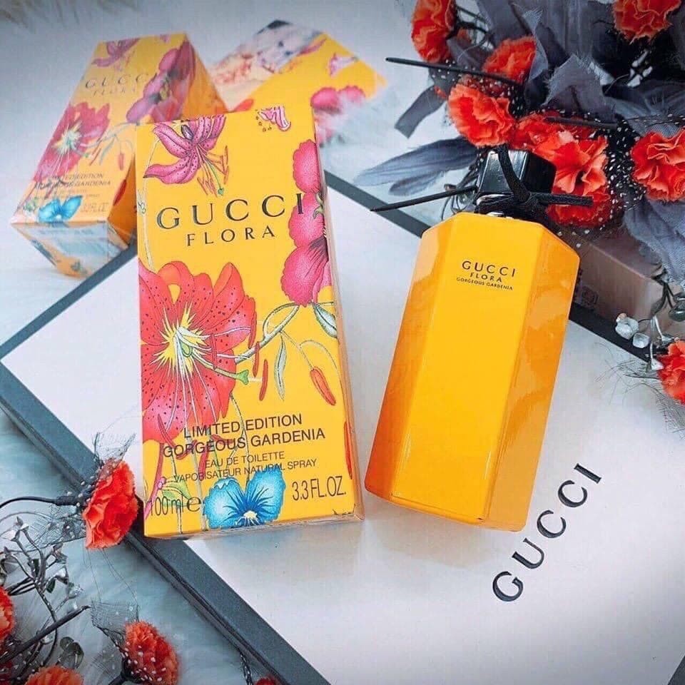 Gucci Flora Gorgeous Gardenia Limited Edition 2018 Eau De For Women 100ML-Yellow | Shopee