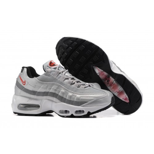 air max 95 silver red