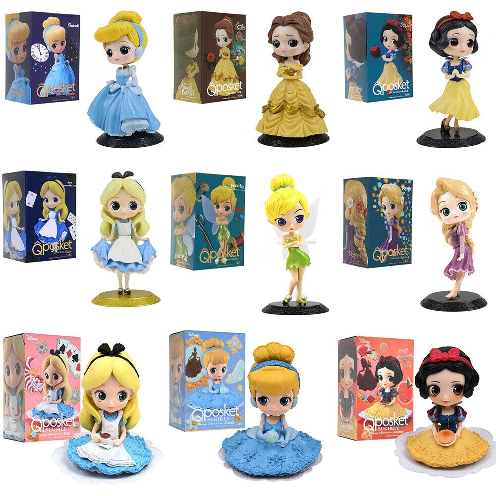 Disney Princess Q Posket Qposket Belle Alice Cinderella Snow White Figure Model