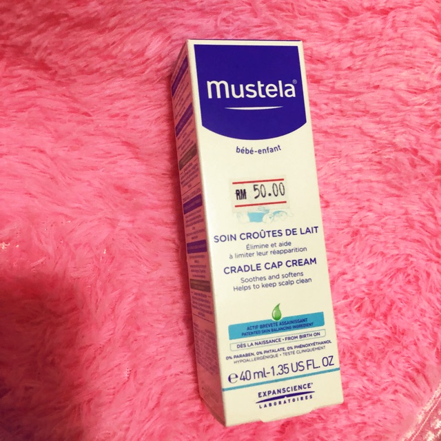 cradle cap cream mustela