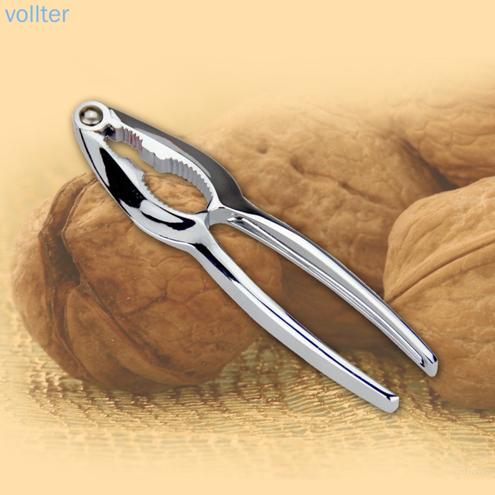 【VOLL】 Zinc Alloy Quick Walnut Cracker Nutcracker Sheller Nut Metal Pecans Crab Opener Kitchen Tool