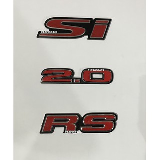 EMBLEM LOGO Honda MUGEN SI RS HONDA CIVIC FD FC JAZZ GK FACELIFT 