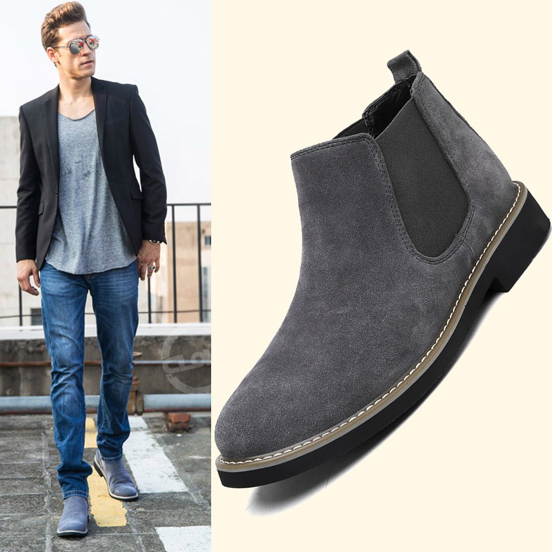 casual mens chelsea boots