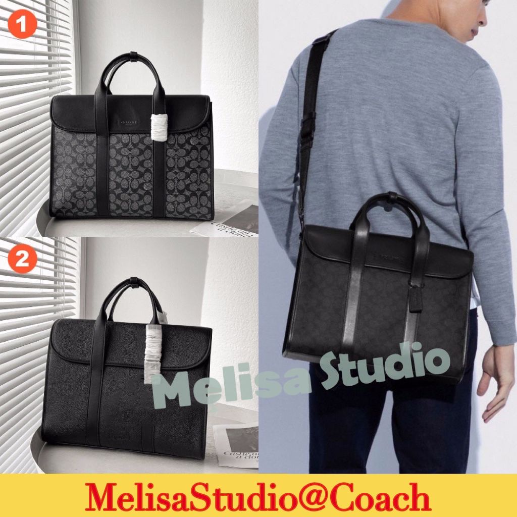 エクルベージュ COACH Gothan portfolio ゴッサムポートフォリオ