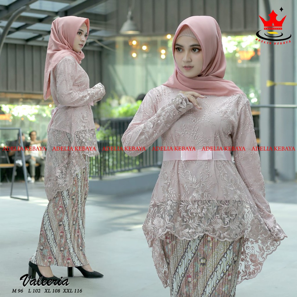 Stelan Kebaya Tile Mutiara Kebaya Brokat Modern Kebaya Brukat Teen Kebaya Pesta Shopee Malaysia