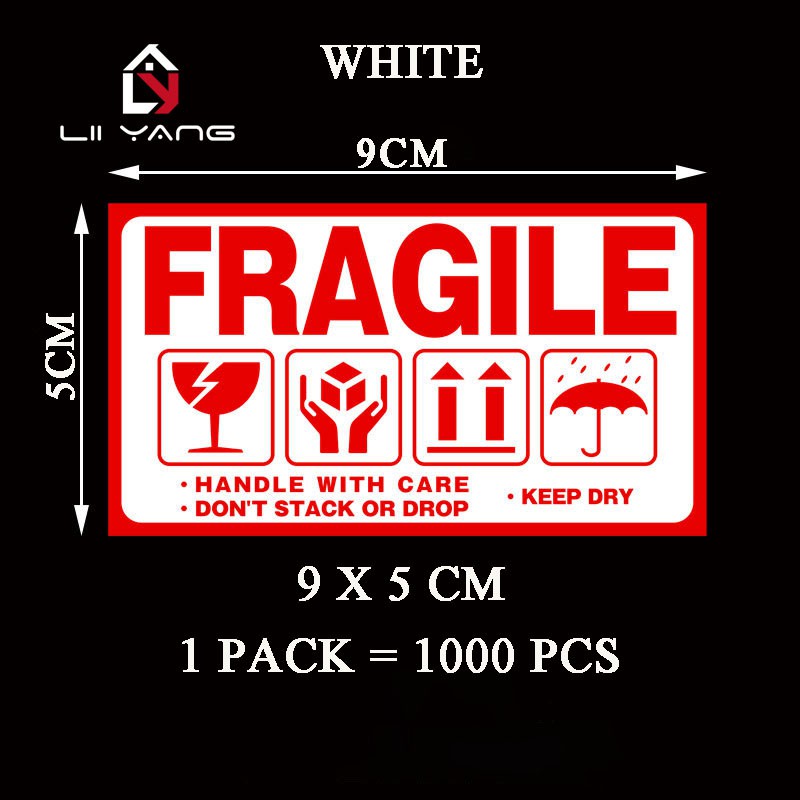 Buy Malaysia Ready Stock Fragile Sticker Warning Sticker 1000pcs 5 X 9cm Fragile Warning Sticker Seetracker Malaysia