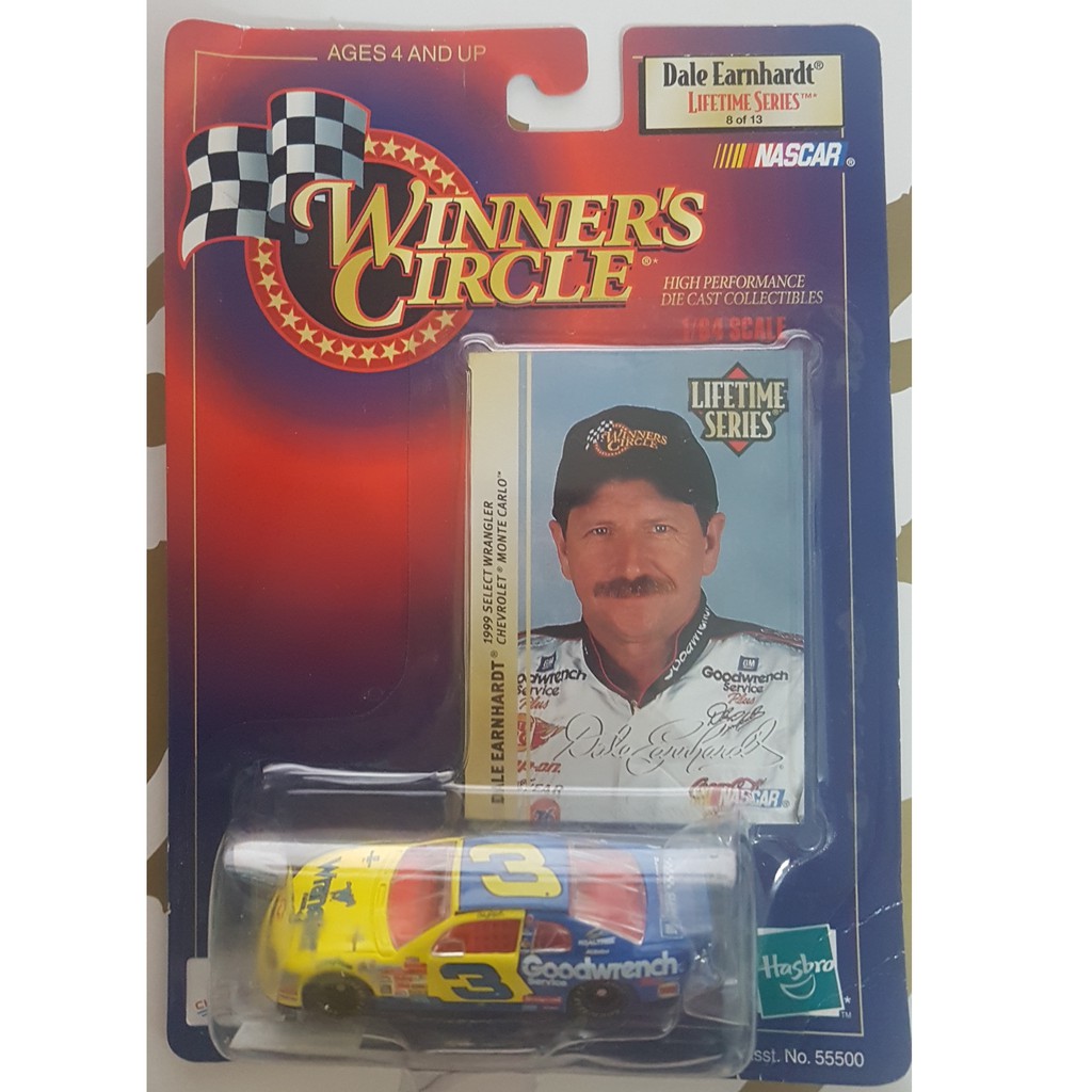 WINNER'S CIRCLE HOT WHEELS HASBRO LIFETIME SERIES NASCAR # 3 GOODWRENCH ...