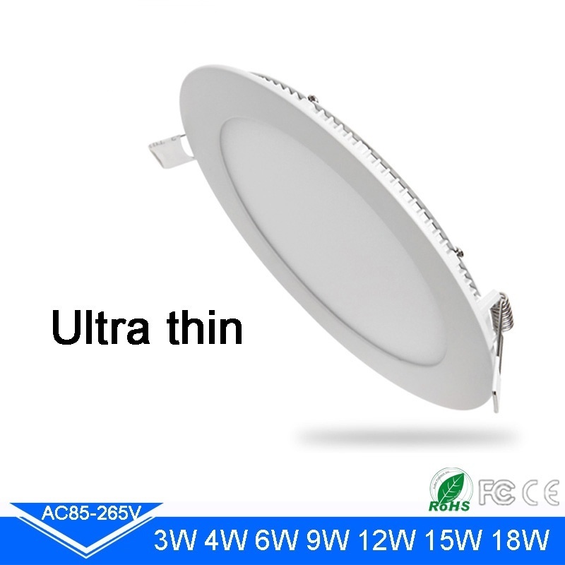 ULTRA THIN 4-INCH 18W 4-INCH 12W LED Recessed Downlight ROUND/SQUARE Panel Light [12 MONTHS WARRANTY]