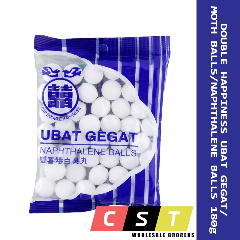 DOUBLE HAPPINESS Ubat Gegat/Moth Balls/Naphthalene Balls 