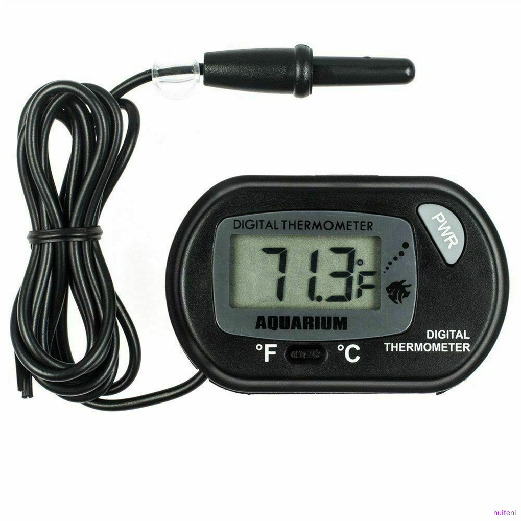 LCD Digital Aquarium Thermometer Fish Tank Water Temperature Meter Aquarium Temp Detector huiteni