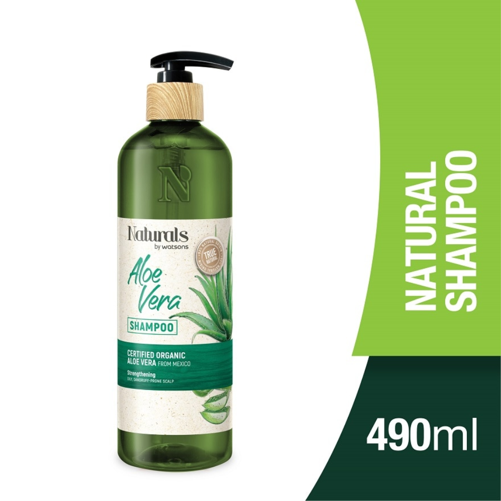 NATURALS BY WATSONS Aloe Vera Shampoo 490ml Shopee Malaysia