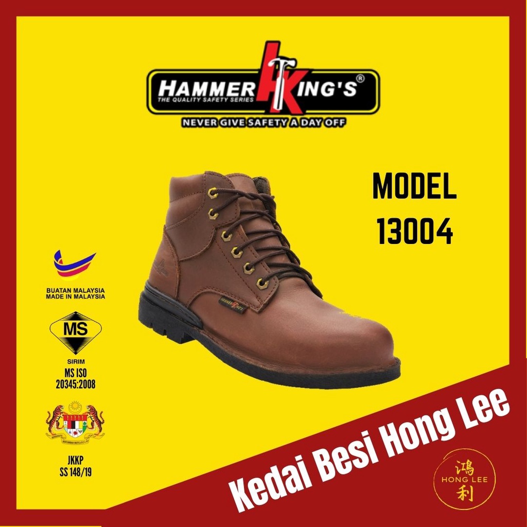 Hammer King's Safety Shoes Model 13004 Boots For Men Safety Shoes