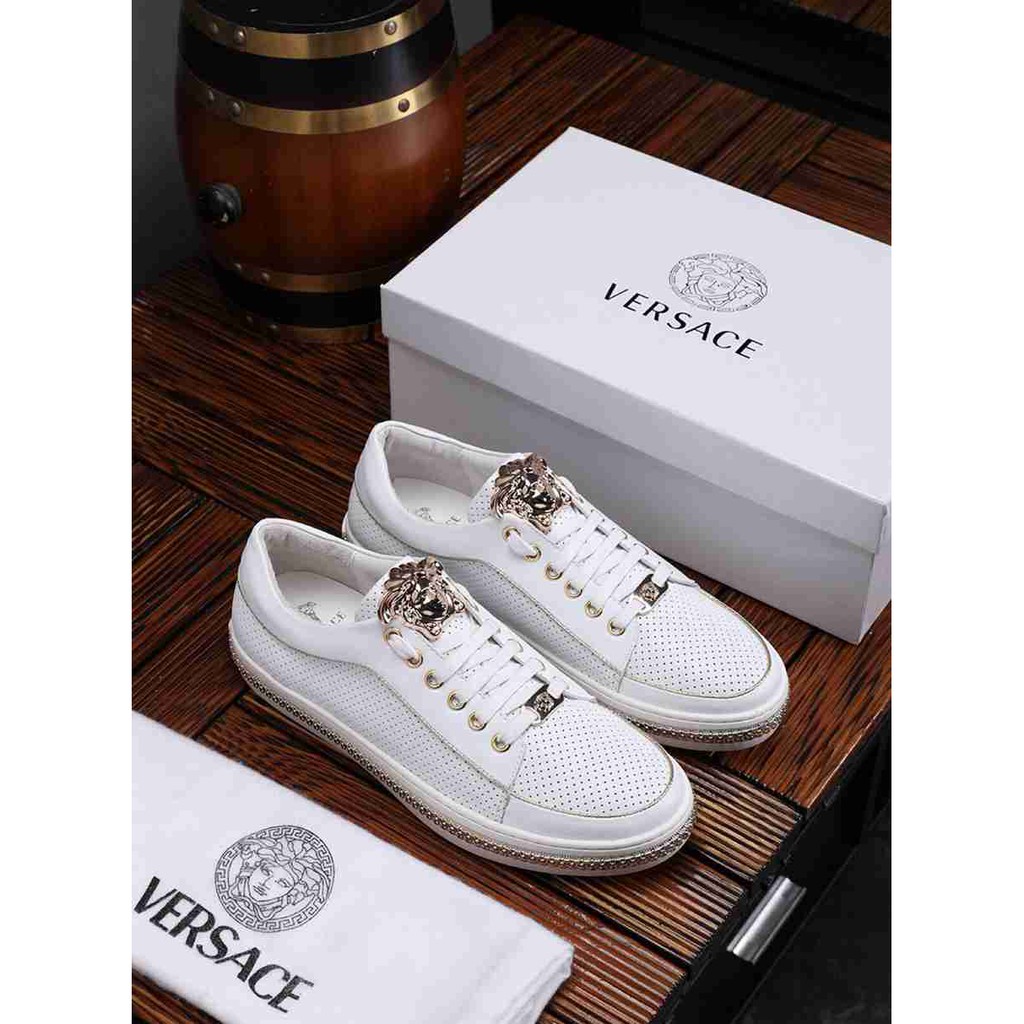 versace white shoes men