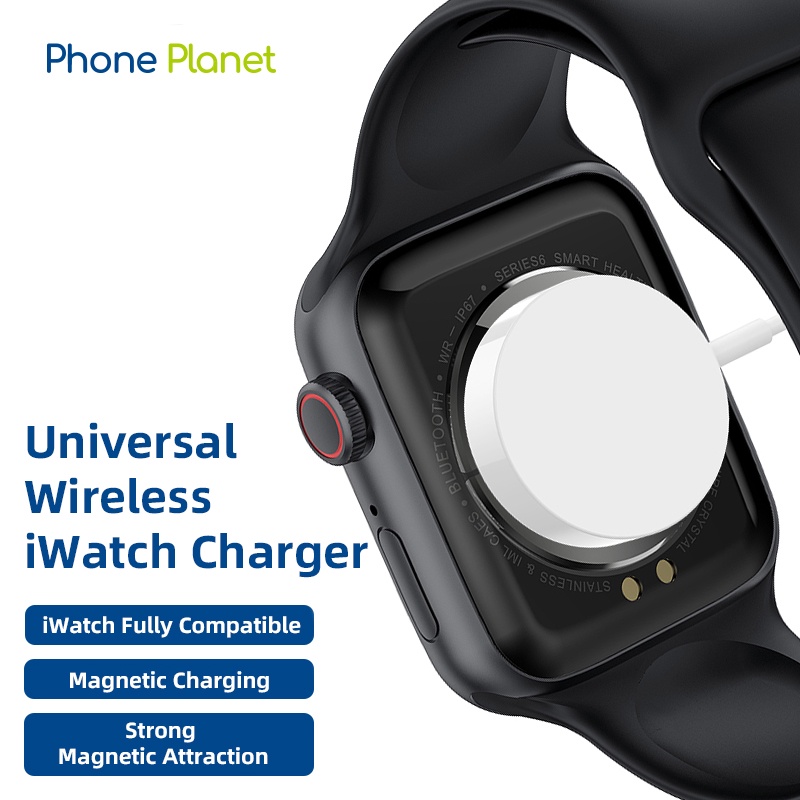 Phone Planet Magnetic Wireless Fast Charging USB Cable Charger for iWatch Series 7 6 5 SE 4 3 2