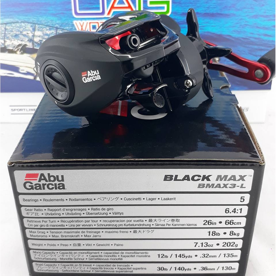 reel baitcasting abu garcia black max