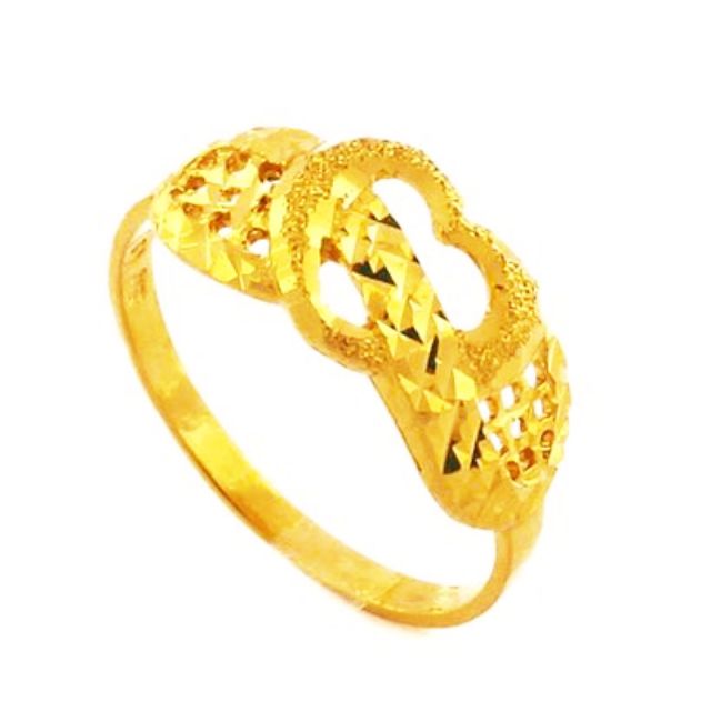 Gold Ring 916 Love Shopee Malaysia