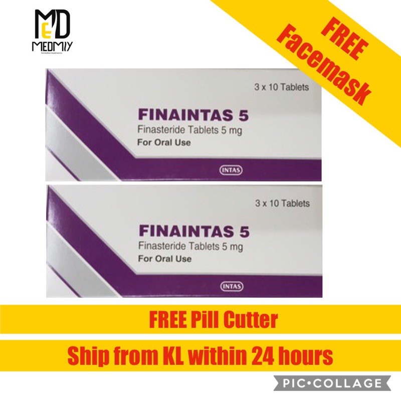 Finaintas Finasteride 5mg Hair Loss Treatment For Men Only Shopee Malaysia