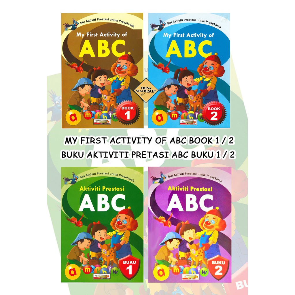 My First Activity of ABC / Buku Aktiviti Pretasi ABC Buku 1 / 2 ( 4-5 ...