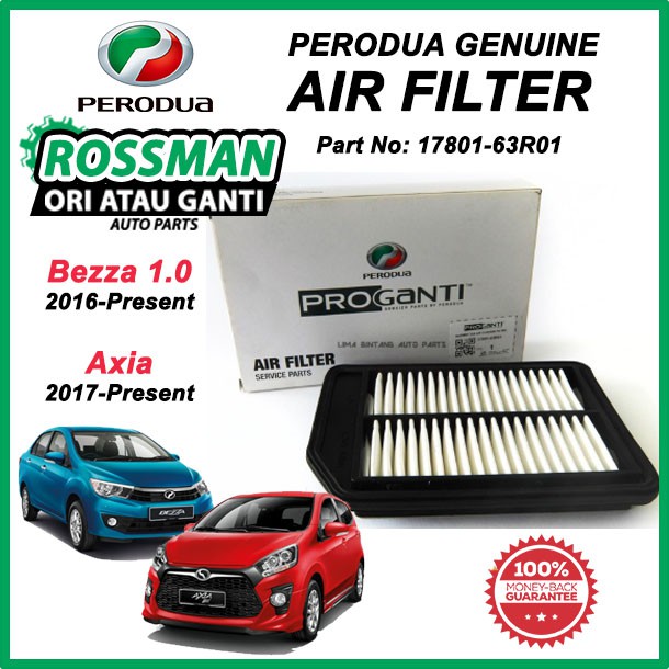 Original Perodua Air Filter For Bezza 1.0 / Axia 1.0 2017Present