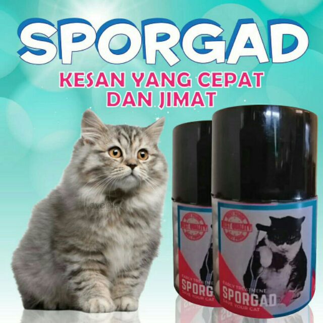 PROMO ITEM💥 Ubat Kucing ( cat ) Sporgad Sporo Kurap 