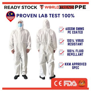 [🚀Ship Now KL] PPE Suit Medical Coverall Isolation Suit / Jumpsuit(60gsm)- HOSPITAL/FRONTLINER