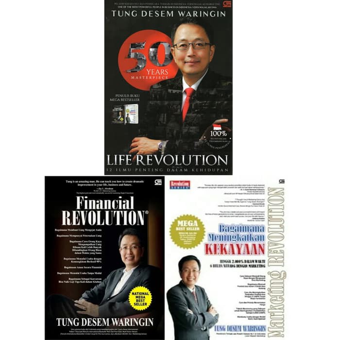 3 Book Life Marketing Financial Revolution Tung Desem Waringin Shopee Malaysia