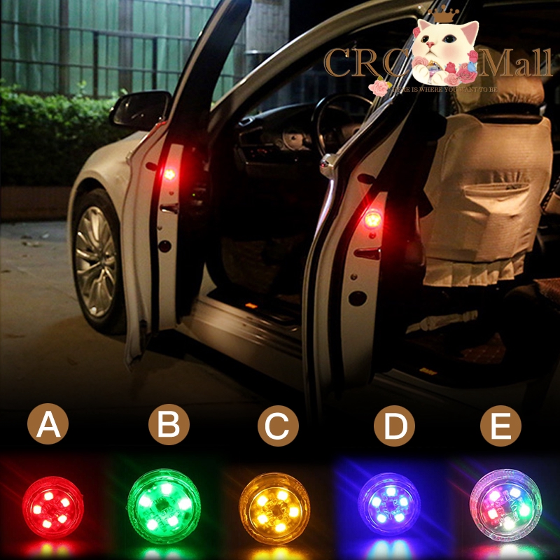 Universal Wireless Car Door LED Warning Light Shinning Blinking Light 2pcs Shopee Malaysia