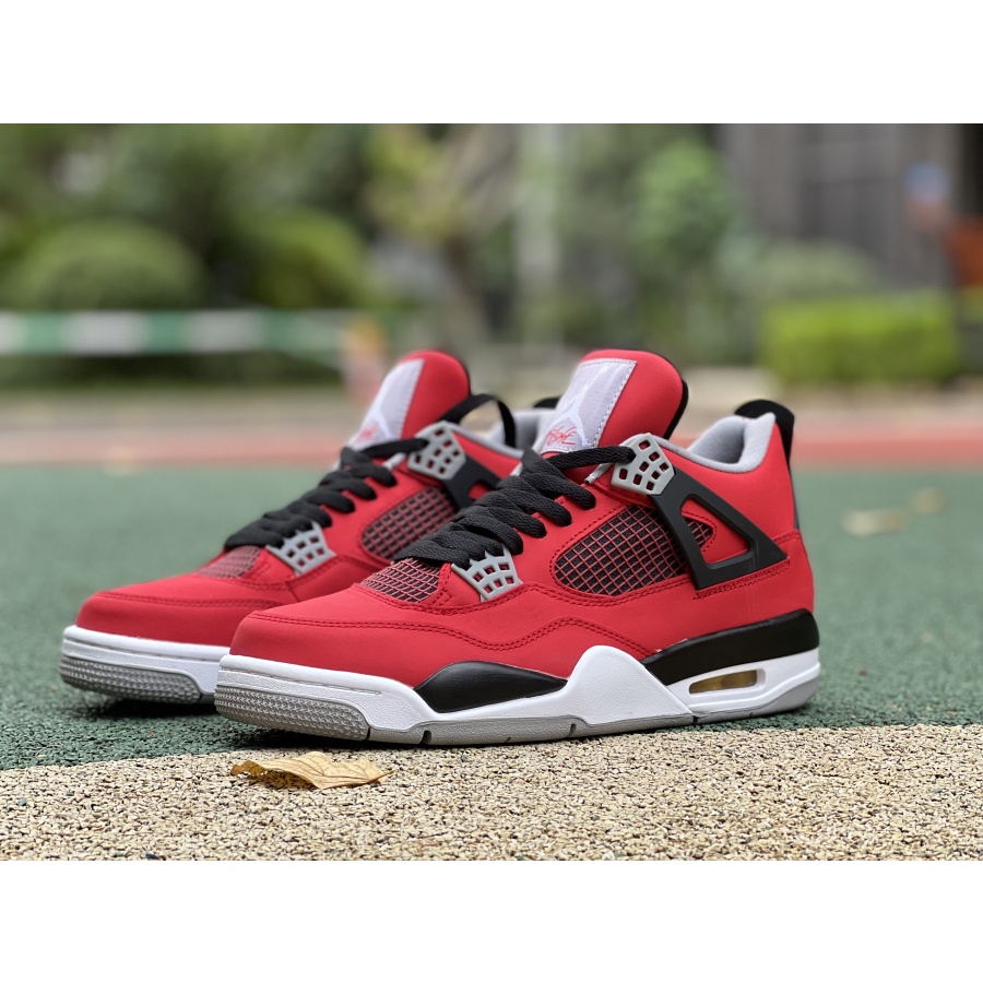Air Jordan 4 Retro October" Red Toro Bravo Basketball shoes 308497-603 Shopee Malaysia