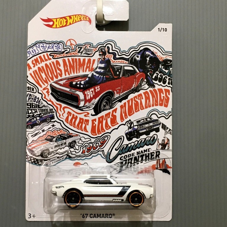 hot wheels 67 camaro 50th anniversary