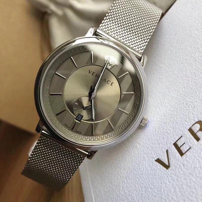 versace manifesto mesh strap watch