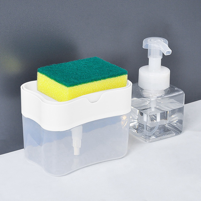 dish soap and sponge caddy