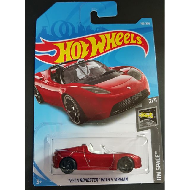 hot wheels tesla roadster with starman