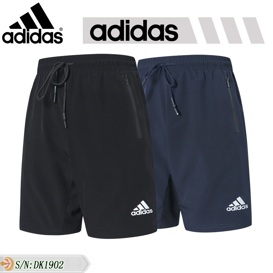 adidas men's shorts with zipper pockets