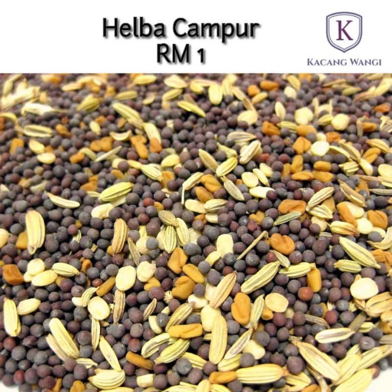 Helba Campur Rempah Mixed Halba Biji Halba Biji Sawi Jintan Manis